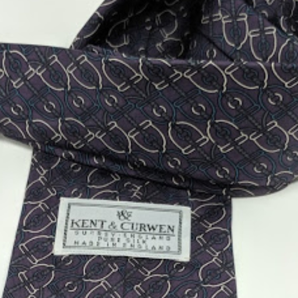 Kent & Curwen Silk Tie Made In England